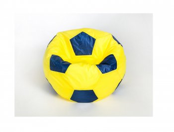 Кресло-мешок Мяч малый желто-синее в Озёрске - ozyorsk.mebel-74.com | фото