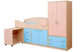 Набор мебели для детской Юниор -12.2 (700*1860) МДФ матовый в Озёрске - ozyorsk.mebel-74.com | фото