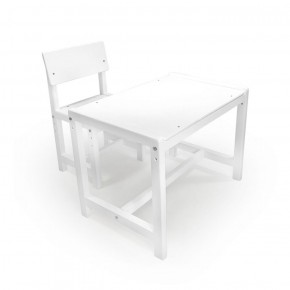 Детский растущий комплект стол и стул Я САМ "Лофт" (Белый, Белый) в Озёрске - ozyorsk.mebel-74.com | фото