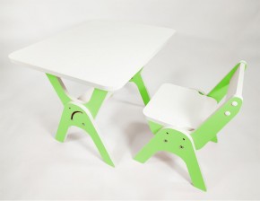 Детский растущий стол-парта и стул Я САМ "Умка" (Зеленый) в Озёрске - ozyorsk.mebel-74.com | фото
