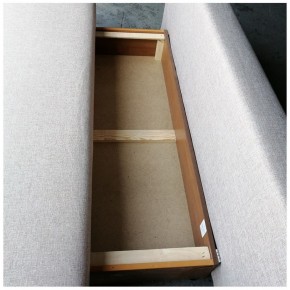 Диван-кровать Комфорт без подлокотников BALTIC AZURE (2 подушки) в Озёрске - ozyorsk.mebel-74.com | фото