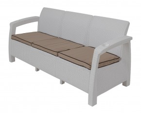Комплект уличной мебели Yalta Premium Terrace Triple Set (Ялта) белый (+подушки под спину) в Озёрске - ozyorsk.mebel-74.com | фото