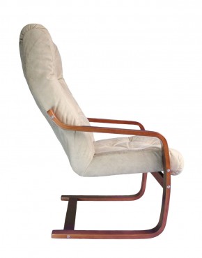 Кресло для отдыха (пружинка) Магнат 102-З-КР замша КРЕМ в Озёрске - ozyorsk.mebel-74.com | фото