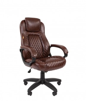 Кресло для руководителя  CHAIRMAN 432 (Экокожа коричневая) в Озёрске - ozyorsk.mebel-74.com | фото