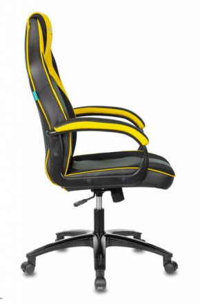 Кресло игровое Бюрократ VIKING 2 AERO YELLOW черный/желтый в Озёрске - ozyorsk.mebel-74.com | фото