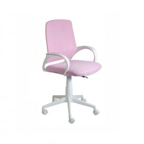 Кресло Ирис White сетка/ткань розовая в Озёрске - ozyorsk.mebel-74.com | фото
