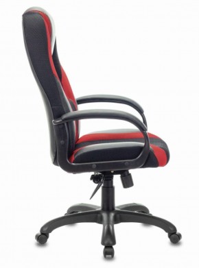 Кресло компьютерное BRABIX PREMIUM "Rapid GM-102" (экокожа/ткань, черное/красное) 532107 в Озёрске - ozyorsk.mebel-74.com | фото