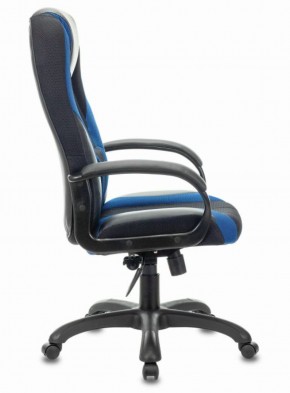 Кресло компьютерное BRABIX PREMIUM "Rapid GM-102" (экокожа/ткань, черное/синее) 532106 в Озёрске - ozyorsk.mebel-74.com | фото