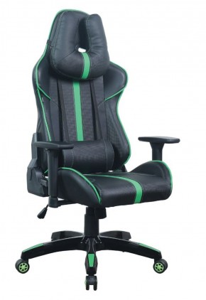 Кресло компьютерное BRABIX "GT Carbon GM-120" (черное/зеленое) 531929 в Озёрске - ozyorsk.mebel-74.com | фото
