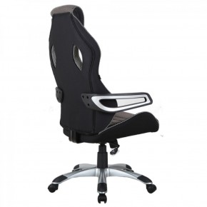 Кресло компьютерное BRABIX Techno GM-002 (ткань) черное/серое, вставки белые (531815) в Озёрске - ozyorsk.mebel-74.com | фото