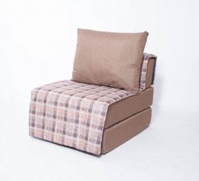 Кресло-кровать бескаркасное Харви (коричневый-квадро беж) в Озёрске - ozyorsk.mebel-74.com | фото