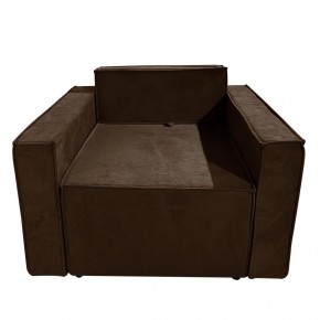 Кресло-кровать Принц КК1-ВК (велюр коричневый) в Озёрске - ozyorsk.mebel-74.com | фото