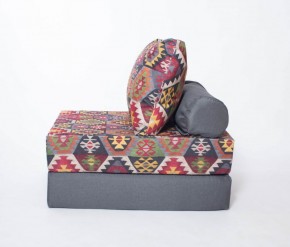 Кресло-кровать-пуф бескаркасное Прайм (мехико серый-графит) в Озёрске - ozyorsk.mebel-74.com | фото