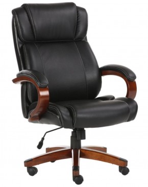 Кресло офисное BRABIX PREMIUM "Magnum EX-701" (дерево, рециклированная кожа, черное) 531827 в Озёрске - ozyorsk.mebel-74.com | фото