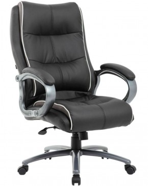 Кресло офисное BRABIX PREMIUM "Strong HD-009" (экокожа черная, ткань серая) 531945 в Озёрске - ozyorsk.mebel-74.com | фото