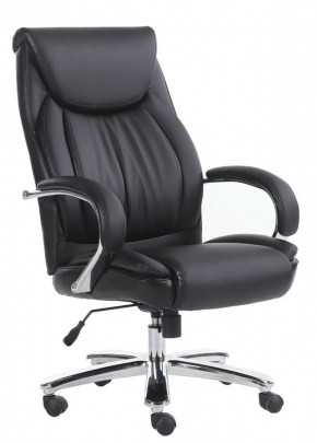 Кресло офисное BRABIX "Advance EX-575" (хром/экокожа/черное) 531825 в Озёрске - ozyorsk.mebel-74.com | фото