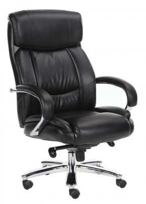 Кресло офисное BRABIX "Direct EX-580" (хром/рециклированная кожа/черное) 531824 в Озёрске - ozyorsk.mebel-74.com | фото