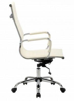 Кресло офисное BRABIX "Energy EX-509" (экокожа, хром, бежевое) 531166 в Озёрске - ozyorsk.mebel-74.com | фото