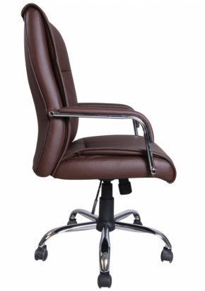 Кресло офисное BRABIX "Space EX-508" (экокожа, хром, коричневое) 531164 в Озёрске - ozyorsk.mebel-74.com | фото