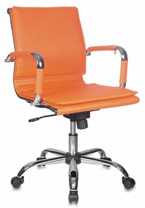 Кресло руководителя Бюрократ CH-993-LOW/ORANGE оранжевый в Озёрске - ozyorsk.mebel-74.com | фото