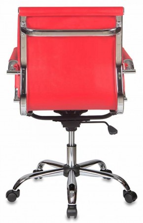 Кресло руководителя Бюрократ CH-993-LOW/RED красный в Озёрске - ozyorsk.mebel-74.com | фото