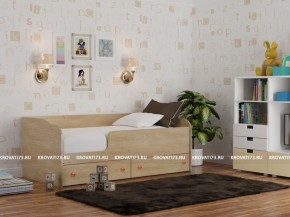 Кровать детская Панда с бортом и ящиками сп/м 1200*2000 в Озёрске - ozyorsk.mebel-74.com | фото