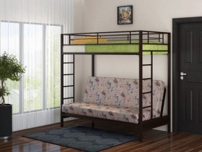 Кровать двухъярусная с диваном "Мадлен" (Коричневый/Бежевый) в Озёрске - ozyorsk.mebel-74.com | фото