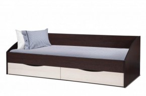 Кровать одинарная "Фея - 3" симметричная New (2000Х900) венге/вудлайн кремовый в Озёрске - ozyorsk.mebel-74.com | фото