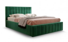 Кровать "Вена" 1400 СТАНДАРТ Вариант 1 Мора зеленый + бельевой ящик с кроватным основанием и подъемным механизмом в Озёрске - ozyorsk.mebel-74.com | фото