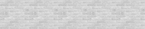 Кухонный фартук 610х3000х1,5 (композит) КМ Кирпич серый в Озёрске - ozyorsk.mebel-74.com | фото