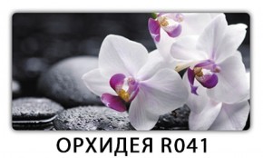 Обеденный раздвижной стол Бриз с фотопечатью Цветы R044 в Озёрске - ozyorsk.mebel-74.com | фото