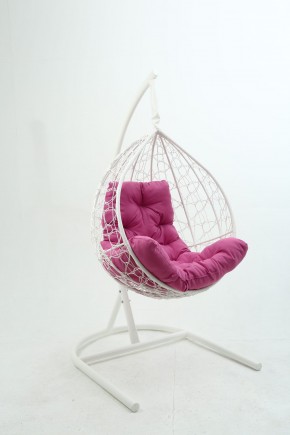 Подвесное кресло Бароло (белый/розовый) в Озёрске - ozyorsk.mebel-74.com | фото