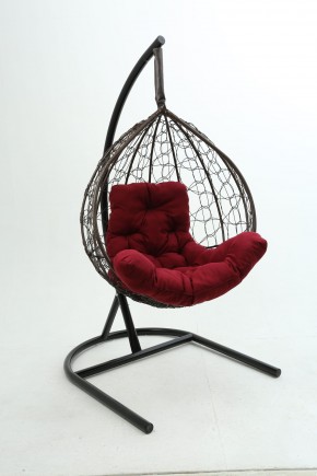 Подвесное кресло Бароло (коричневый/бордо) в Озёрске - ozyorsk.mebel-74.com | фото