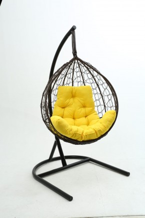 Подвесное кресло Бароло (коричневый/желтый) в Озёрске - ozyorsk.mebel-74.com | фото