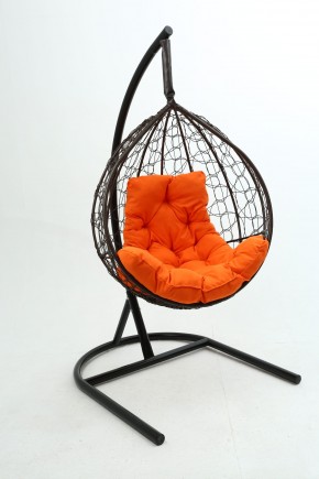 Подвесное кресло Бароло (коричневый/оранжевый) в Озёрске - ozyorsk.mebel-74.com | фото