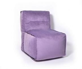 Прямое модульное бескаркасное кресло Комфорт (Фиолет велюр) в Озёрске - ozyorsk.mebel-74.com | фото