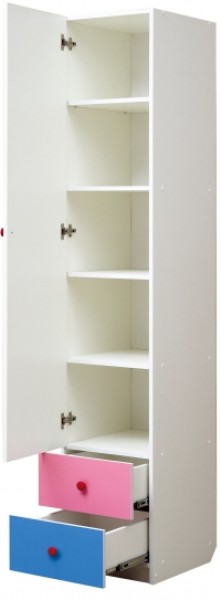 Шкаф 1-но дверный с ящиками и фотопечатью Совята 1.1 (400) в Озёрске - ozyorsk.mebel-74.com | фото