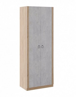 Шкаф 2 двери Глэдис М22 (Дуб Золотой/Цемент светлый) в Озёрске - ozyorsk.mebel-74.com | фото