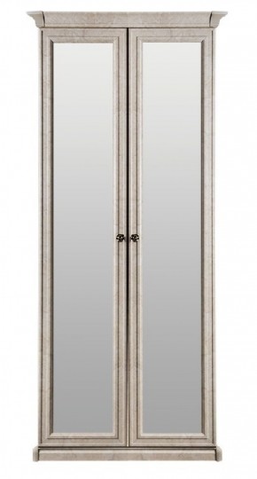 Шкаф 2-х створчатый с зеркалом Афина (крем корень) в Озёрске - ozyorsk.mebel-74.com | фото