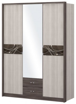 Шкаф 3-х дверный с зеркалом Шк68.2 МС Николь в Озёрске - ozyorsk.mebel-74.com | фото