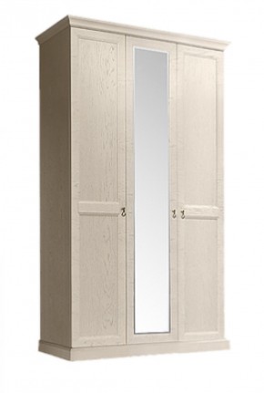 Шкаф 3-х дверный (с зеркалом) для платья и белья Венеция дуб седан (ВНШ1/3) в Озёрске - ozyorsk.mebel-74.com | фото