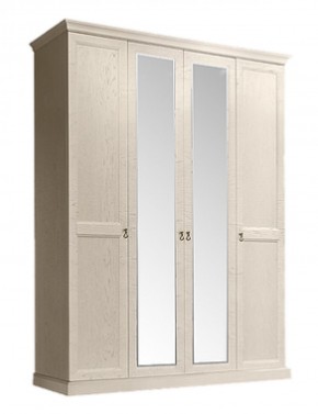 Шкаф 4-х дверный (2 зеркала) для платья и белья Венеция дуб седан (ВНШ1/4) в Озёрске - ozyorsk.mebel-74.com | фото