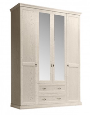 Шкаф 4-х дверный (с зеркалами) для платья и белья с выдвижными ящиками Венеция дуб седан (ВНШ1/41) в Озёрске - ozyorsk.mebel-74.com | фото