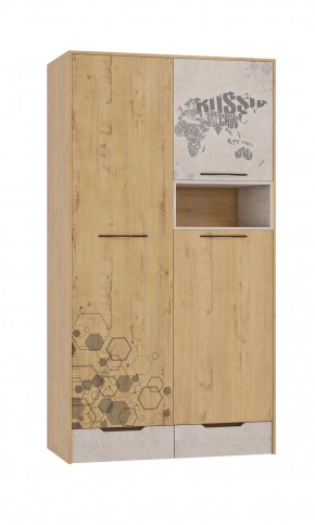 Шкаф для одежды 3 двери и 2 ящика Шк134.0 ДС Стэнфорд в Озёрске - ozyorsk.mebel-74.com | фото