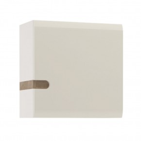 Шкаф навесной 1D/TYP 65, LINATE ,цвет белый/сонома трюфель в Озёрске - ozyorsk.mebel-74.com | фото