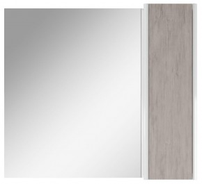 Шкаф-зеркало Uno 80 Дуб серый левый/правый Домино (DU1504HZ) в Озёрске - ozyorsk.mebel-74.com | фото