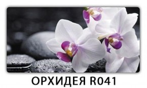 Стол Бриз с фотопечатью Орхидея R041 в Озёрске - ozyorsk.mebel-74.com | фото