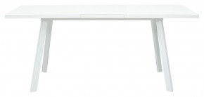 Стол ФИН 120 Белый, стекло/ Белый каркас М-City в Озёрске - ozyorsk.mebel-74.com | фото