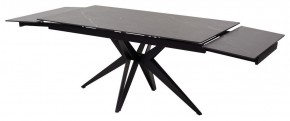 Стол FORIO 160 MATT BLACK MARBLE SOLID CERAMIC / BLACK, ®DISAUR в Озёрске - ozyorsk.mebel-74.com | фото