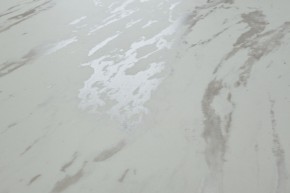 Стол RIETI 200 KL-99 Белый мрамор матовый, итальянская керамика / черный каркас, ®DISAUR в Озёрске - ozyorsk.mebel-74.com | фото